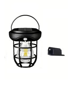 Buy Portable Hanging Solar Light Multifunctional Waterproof Solar Induction Lamp For Greenhouse Garden Home Lighting Outdoor Modern LED Wall Solar Light With Sensor Motion And 3 Lighting Mode in UAE
