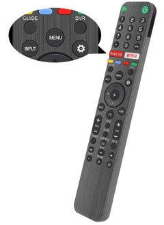 Buy RMF-TX500U Universal Remote Control for Sony Smart TV Bluetooth Remote All Sony Bravia LED OLED LCD 4K UHD HDTV HDR Android TV, with Google Play, Netflix Button in UAE