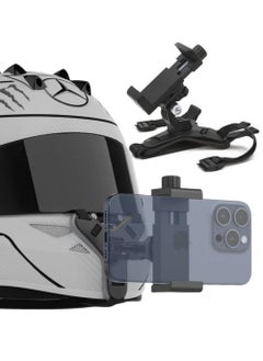 Buy Helmet Chin Mount for Mobile Phone and GoPro, Motorcycle Strap Holder for iPhone Samsung in Saudi Arabia