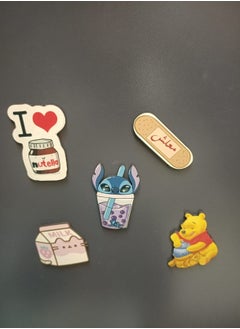 Buy Cute Cartoon Decorative Fridge Magnets (5 Pieces) - Mini Fridge Magnets in Egypt