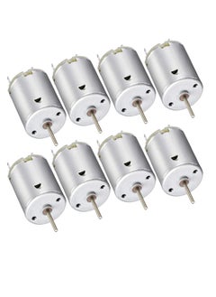 اشتري DC Motor, 12 Pcs 3V-12V 280 Micro DC Motor, Round Shaft Electric Motor, Mini Electric Hobby Motor, for DIY Toys Science Projects Airplane RC Boat Model في السعودية