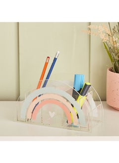 Buy Hermione Fio Rainbow Pen Stand 20 x 8.5 x 11.5 cm in UAE