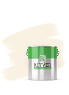 اشتري Ritver Premium Water Based Wall Emulsion Paint 3.6L Off-White RP-120 في الامارات