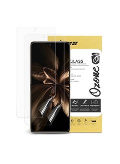 Buy Pack Of 2 Front Only Screen Protector for Huawei P50 Pocket Flexible TPU Film Full Coverage Screen Guard Crystal HD in UAE