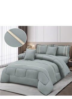 Buy Summer Bed Mattress For One and a Half People 4 Pieces With Microfiber Filling 170 x 220 Cm in Saudi Arabia