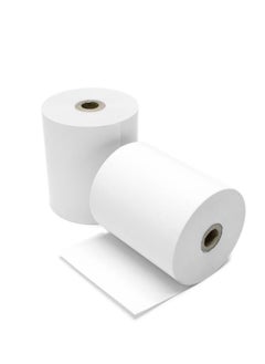 اشتري Cash Machine POS Roll 76 X 65mm - White (box /10rolls) في الامارات