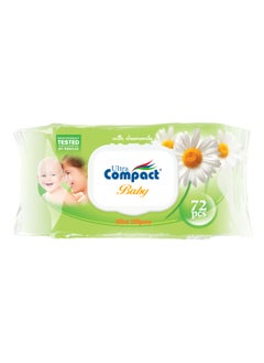 Buy Camomile Baby Wet Wipes: Soothing Care Pack - 72pcs in Saudi Arabia