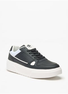 اشتري Men's Colourblock Sneakers with Lace-Up Closure في الامارات