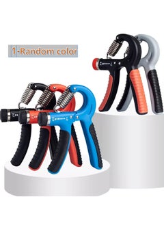 Buy Hand Grip Strength Exerciser - Hand and Forearm Exerciser, Adjustable Resistance Perfect for Athletes and Hand Rehabilitation Exercises (Assorted Colors) in Egypt