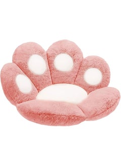 Buy Cat Paw Cushion, Lazy Sofa Seat Cushion Plush Sofa Cushion, Floor Mat Office Chair Cushion Bear Claw Shape Comfortable and Cute Seat Cushion For Restaurant Bedroom, 70x60cm (Pink) in UAE