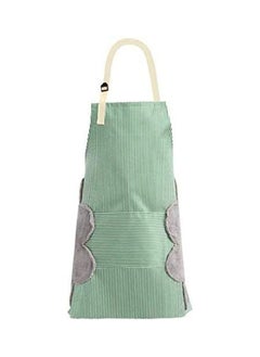 Buy Adjustable Apron With Pockets Green 76cm in UAE