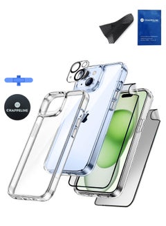 Buy 10 In 1 U+ Crystal Clear Combo Pack For Apple iPhone 15 2023 in Saudi Arabia