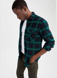 Buy Long Sleeve Check Patterned Shirt in UAE