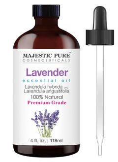 Buy Lavender Essential Oil with Therapeutic Grade, for Aromatherapy, Massage and Topical uses, 4 fl oz in UAE