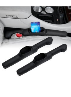 Buy 2Pcs Car Seat Gap Filler Upgraded Seat Gap Filler Organizer Prevent Things from Dropping Extra Storage Box Universal Fit Durable Material No Peculiar Smell for Car SUV Truck and Van Black in Saudi Arabia