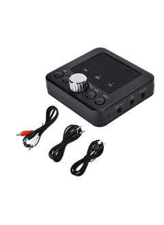 Buy RT05 BT5.2 Audio Receiver Transmitter 2-in-1 Wireless 3.5mm Audio Adapter AUX Input for TV Car Stereo Speaker Headphone in UAE