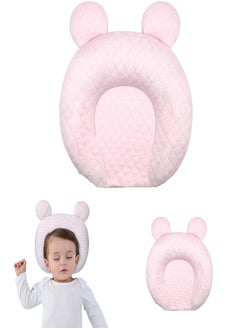 Buy Oasisgalore Baby Head Shaping Pillow Infant Head Neck Support Pillow Baby Head Pillow for Newborn Pink in UAE