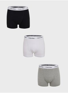 Buy 3 Pack Logo Band Trunks in UAE