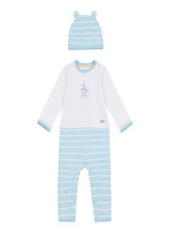 اشتري Penguin Boys Toddler 2 Piece Babygrow and Hat Set With Ears في الامارات