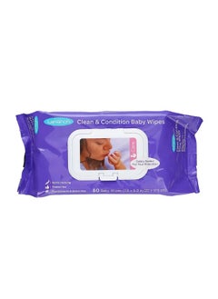 اشتري Clean & Condition Baby Wipes 80 Wipes في الامارات