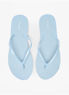 Buy Womens Textured Thong Slippers in UAE