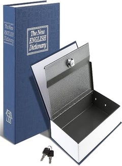 اشتري Goolsky Book Safe with Key Lock, Portable Metal Safe Box, Dictionary Diversion Book Safe,Secret Book Hidden Safe,9.5" x 6.1" x 2 .2" في الامارات