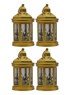 Buy 4 Pcs Ramadan Lantern Ramadan Decoration Light Eid Decoration Lantern For Indoor And Outdoor Use in UAE