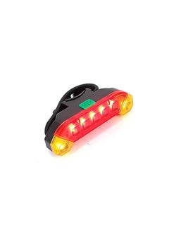 Buy LED rear lamp for bicycles and others - rechargeable-fixed and tremor red and yellow color lighting-small size length 8 cm in Egypt