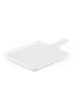 Buy Ceramic Tapas Tray Serving Board Cheese Appetizers Board 12.5inch in UAE