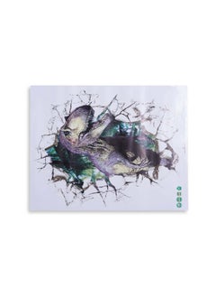 اشتري Dino Wall Sticker 50X60cm - Green في الامارات