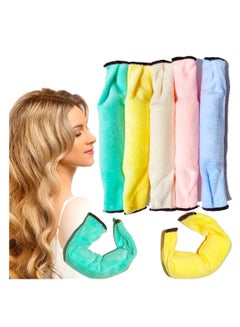 Buy Heatless Curlers, Soft Foam Hair Curlers to Sleep, Satin No Heat Hair Curlers for Long Hair, Sponge Overnight Heatless Curls Hair Rollers, Suit for Girl, Women All Hair Type (10 pcs, candy color) in UAE