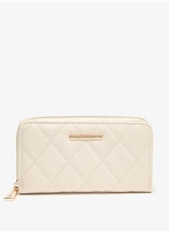 Buy Women Quilted Zip Around Wallet in Saudi Arabia