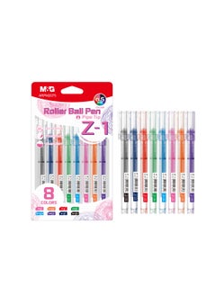 Buy M&G Chenguang Liquid Roller Gel Pen Pipe Tip 0.5mm Z-1 - 8 colors - No:ARPM2073 in Egypt