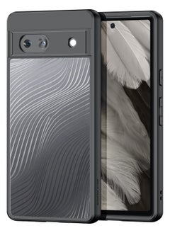 Buy DUX DUCIS Aimo Cover for the Google Pixel 7a mobile phone slim, transparent matte cover made of TPU, polycarbonate, polypropylene, silicone - black in Egypt