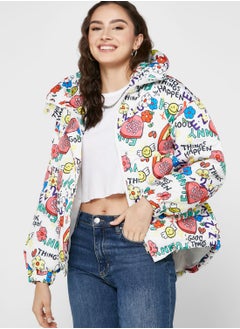 Buy Printed Padded Jacket in Saudi Arabia