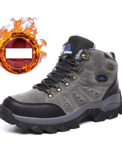 Buy Winter High-top Outdoor Hiking Cloud Shoes Plush in UAE