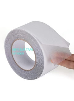 اشتري Anti Slip Transparent Anti Slip Tape,10cm by 10m, Non-Slip Traction Grip Tape to Tubs, Boats, Stairs, Clear, Soft, Comfortable for Bare feet في الامارات