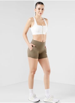 اشتري High Waist Contour Seamless Shorts في الامارات