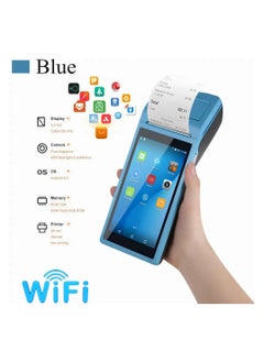 اشتري All in One Handheld PDA Printer Smart POS Terminal Wireless Portable Printers Intelligent Payment Terminal Function BT/WiFi/USB OTG/ GPS/3G Communication في الامارات