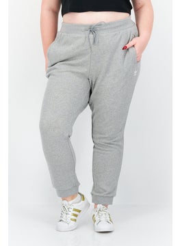 اشتري Women Plus Size Drawstring Jogger Pants, Grey في الامارات