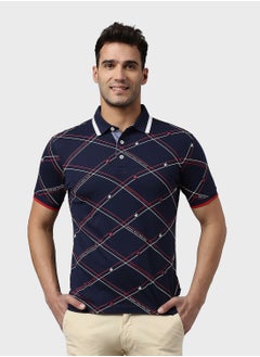 اشتري Printed Tipped Polo في الامارات