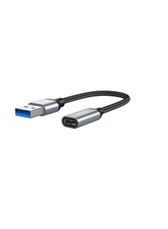 Buy TYCOM USB C Female to USB Male Adapter, 5inch USB A to Type C Connector, Compatible with iPhone 12 Mini/12 Pro Max/11 Pro Max, Type-C Earphone/Flash Drive/Hub in UAE