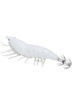 Buy 3.5g Luminous Squid Jigs Artificial Shrimp Fishing Lures with 2 Layer Hooks Fish Tackle Accessories003# in Saudi Arabia