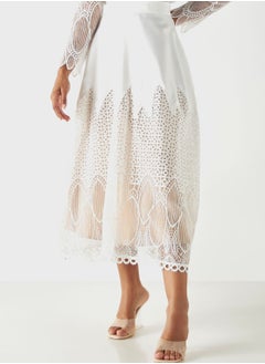 Buy Mesh High Waist Skirt in Saudi Arabia