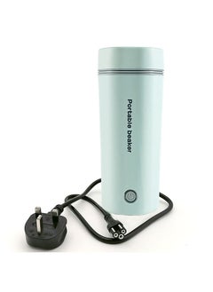 اشتري 350ml Travel Kettle, Portable Electric Coffee Maker, Automatic Shutdown, Can Make Tea and Coffee, Suitable for Travel/Office/Picnic (Light Green) في السعودية