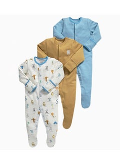 Buy Cotton Newborn Bodysuit Baby Clothes Three-piece Set in UAE