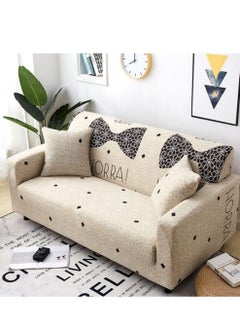 اشتري 3-Seater Exquisitely Printed Designed Sofa Cover Anti-slip 360 Degree All-Inclusive Length Stretch From 190-230cm في الامارات