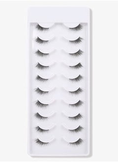 Buy Cat eye false eyelashes 10 pairs in UAE