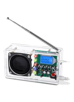 اشتري Soldering Project Radio, FM Radio Kit, Radio Assembly Kit, with LED Flashing Light, DIY Radio Kit with Headphone Jack LCD Display, Soldering Practice Kit FM 76-108MHz, Learning Teaching STEM Education في الامارات