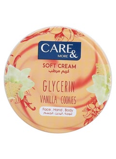 Buy Care & more soft cream - glycerin vanilla cookies 75 ml in UAE